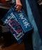 New York Limited Edition - Upcycled Denim and Wheat Sack Clutch Bag