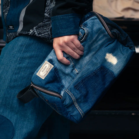 New York Limited Edition - "I'm Serious" Denim Saddle Bag