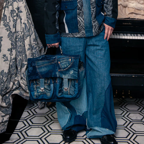 New York Limited Edition - "I'm Serious" Denim Camera Bag