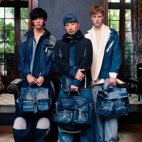 New York Limited Edition - "I'm Serious" Denim Camera Bag