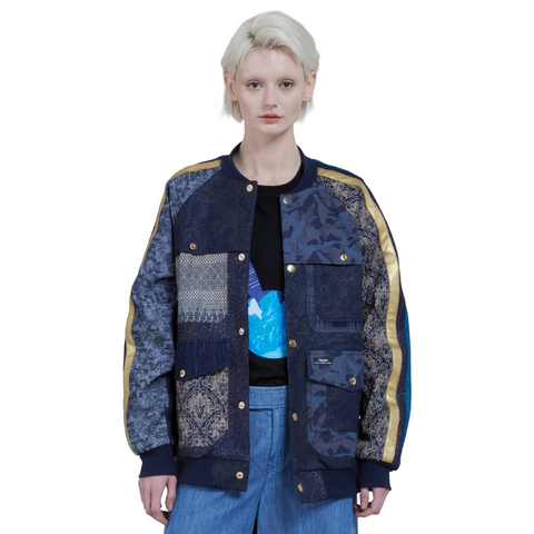Baseball Denim Jacket 4th Edition - Gold
