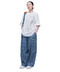 Cocoon Pants with Plaid Print