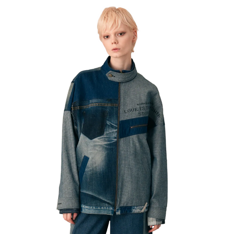 Patchwork Denim Jacket