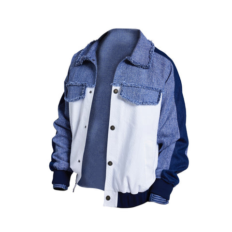 Denim Patchwork Jacket