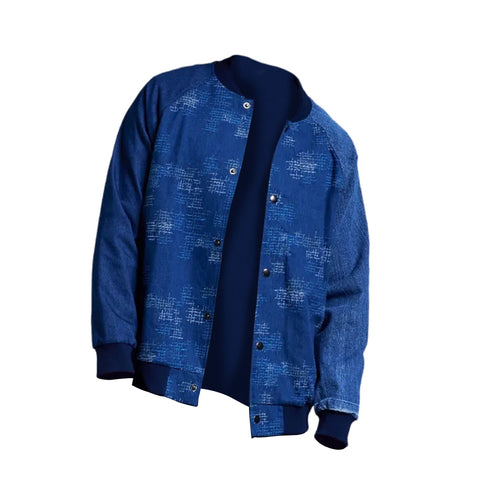 Patchwork Baseball Jacket