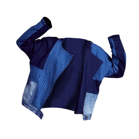 Raglan Sleeve Biker Jacket